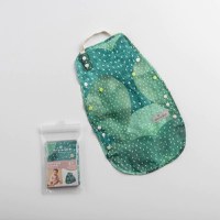 Baveta bebelusi 2 in 1 Miniware Catch & Cover, Prickly Pear - 1