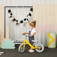 Bicicleta fara pedale Nils, Skiddou, Galben - 8