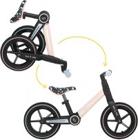 Bicicleta pliabila fara pedale Skiddou Ronny, Keep Pink, Roz - 1