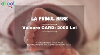 Card cadou "La PRIMUL BEBE" Drool - 1