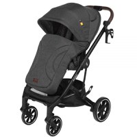 Carucior 2 in 1 Skiddou Moss Onyx, Negru - 3