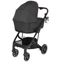 Carucior 2 in 1 Skiddou Moss Onyx, Negru - 4