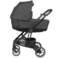 Carucior 2 in 1 Skiddou Moss Onyx, Negru - 9