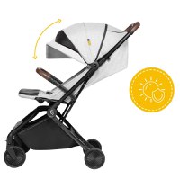 Carucior sport pliabil Skiddou Espoo Normandic Dream, ultracompact pentru calatorii, Gri - 7