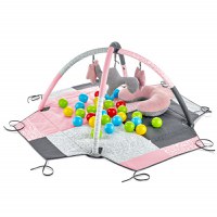 Centru de joaca cu bile BabyJem Toy Ball Play Mat - 4