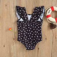 Costum de baie cu bulinute alb/negru Drool - 2