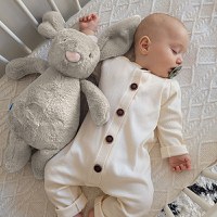 Jucarie din plus pentru copii BabyJem Sleeping Mate Midi Bunny - 15