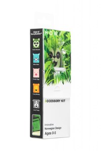 Kit accesorii pentru ochelari de soare MOKKI Click&Change, verde - 4