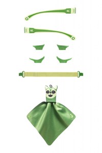 Kit accesorii pentru ochelari de soare MOKKI Click&Change, verde - 1