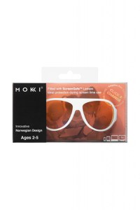 Ochelari cu protecție ecran pentru copii MOKKI Click & Change ScreenSafe, 2-5 ani, alb - 3