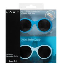 Ochelari de soare pentru copii MOKKI Click & Change, protectie UV, bleu, 0-2 ani, set 2 perechi - 3