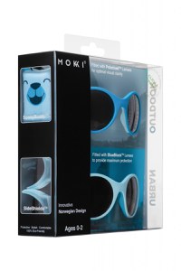 Ochelari de soare pentru copii MOKKI Click & Change, protectie UV, bleu, 0-2 ani, set 2 perechi - 4