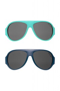 Ochelari de soare pentru copii MOKKI Click & Change, protectie UV, bleu, 2-5 ani, set 2 perechi - 5