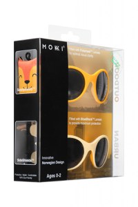 Ochelari de soare pentru copii MOKKI Click & Change, protectie UV, galben, 0-2 ani, set 2 perechi - 4