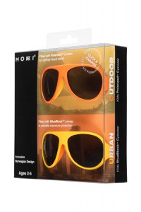 Ochelari de soare pentru copii MOKKI Click & Change, protectie UV, galben, 2-5 ani, set 2 perechi - 2