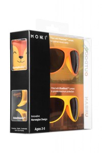 Ochelari de soare pentru copii MOKKI Click & Change, protectie UV, galben, 2-5 ani, set 2 perechi - 3