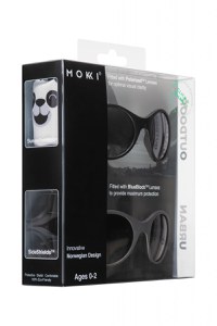 Ochelari de soare pentru copii MOKKI Click & Change, protectie UV, negru, 0-2 ani, set 2 perechi - 3