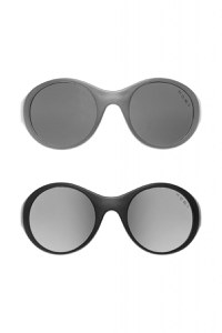 Ochelari de soare pentru copii MOKKI Click & Change, protectie UV, negru, 0-2 ani, set 2 perechi - 6