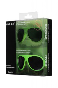 Ochelari de soare pentru copii MOKKI Click & Change, protectie UV, verde, 2-5 ani, set 2 perechi - 2