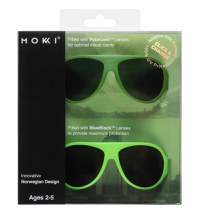 Ochelari de soare pentru copii MOKKI Click & Change, protectie UV, verde, 2-5 ani, set 2 perechi - 3