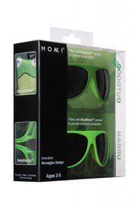 Ochelari de soare pentru copii MOKKI Click & Change, protectie UV, verde, 2-5 ani, set 2 perechi - 4