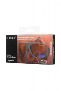 Ochelari de soare pentru copii MOKKI Click & Change ScreenSafe, protectie ecran, 2-5 ani, gri - 3