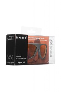 Ochelari de soare pentru copii MOKKI Click & Change ScreenSafe, protectie ecran, 2-5 ani, gri - 4