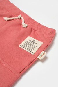 Pantaloni cu buzunare laterale, Two thread, 100%bumbac organic - Rose, BabyCosy - 5