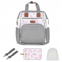 Rucsac multifunctional mamici Astrid, Skiddou, Keep pink, Roz - 1