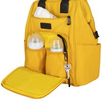 Rucsac multifunctional mamici Skiddou Astrid, Galben - 4