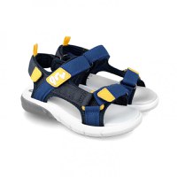 Sandale cu velcro pentru copii Garvalin, azul - 1