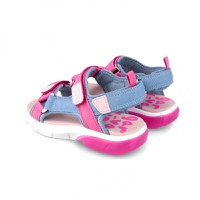 Sandale cu velcro pentru copii Garvalin, rosa - 3