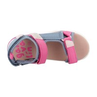 Sandale cu velcro pentru copii Garvalin, rosa - 4