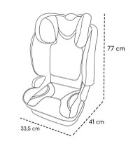 Scaun auto ISOFIX Skiddou Täby, 15-36 kg, Normandic Dream, Gri - 3