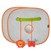 Set 2 parasolare cu jucarii si oglinda, BabyJem, 44x37 cm - 1