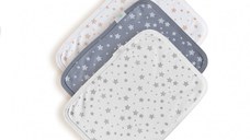 Set 3 prosopele, bumbac organic 100%, 30x40cm, BabyCosy