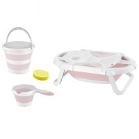 Set cadita pliabila de baie Babyjem, 5 piese - 1