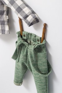 Set cu pantalonasi cu bretele si camasuta in carouri pentru bebelusi King, Tongs baby - 3