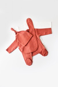 Set de 5 piese pentru nou nascut - 100% bumbac organic - Scortisoara, BabyCosy - 3