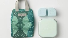 Set geanta termoizolanta Mealtote cu cutie Grow bento, Miniware Ready Go! Bento, 4 piese, Prickly Pear