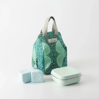 Set geanta termoizolanta Mealtote cu cutie Grow bento, Miniware Ready Go! Bento, 4 piese, Prickly Pear - 4