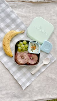 Set geanta termoizolanta Mealtote cu cutie Grow bento, Miniware Ready Go! Bento, 4 piese, Prickly Pear - 6