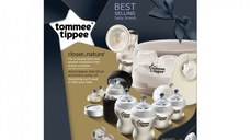 Set sterilizator pentru microunde si pompa de san manuala, Tommee Tippee