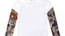 Tricou copii alb cu tatuaj Drool