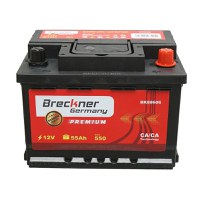 Acumulator, baterie auto 55Ah, 500A, 12V, Cod: BK88606, Brand: BRECKNER GERMANY - 1