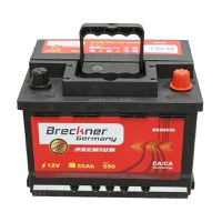 Acumulator, baterie auto 55Ah, 500A, 12V, Cod: BK88606, Brand: BRECKNER GERMANY - 4