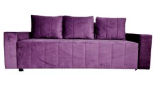 Canapea Extensibila Lambert, 240x80x75cm, 3 locuri, Amore 45 Dark Violet, Glasspandoor