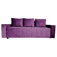 Canapea Extensibila Lambert, 240x80x75cm, 3 locuri, Amore 45 Dark Violet, Glasspandoor - 1