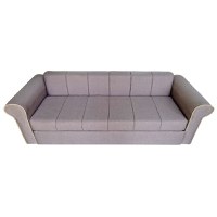 Canapea Extensibila Nixos, 240x80x85cm, 3 locuri, Luna 31 Light Grey, Glasspandoor - 6