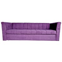 Canapea Extensibila Noriel, 240x80x85cm, 3 locuri, Luna 65 Purple, Glasspandoor - 1